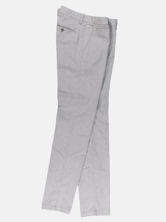 emilio adani Herren softe Chino aus italienischer Grundware Grau 29264