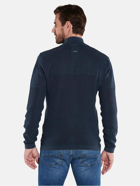 engbers Herren Cardigan regular Blau 35618