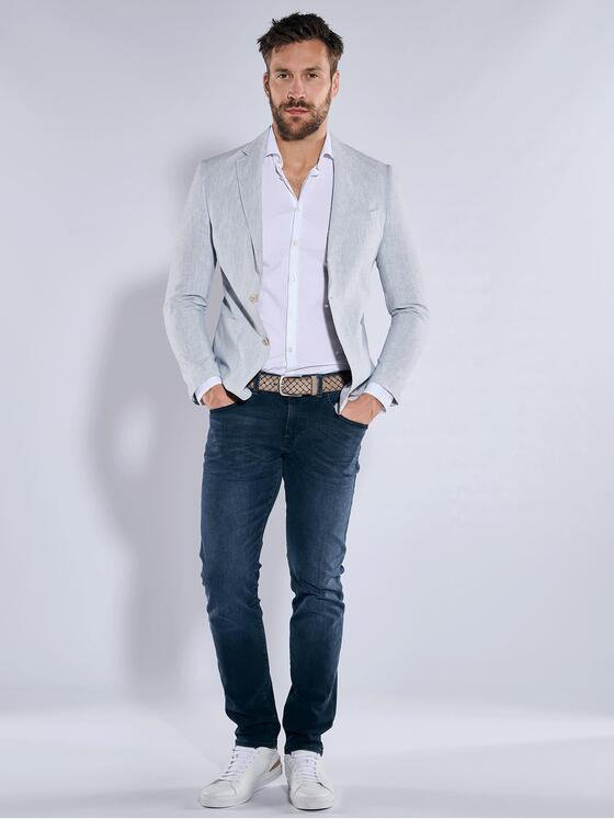 emilio adani Herren Freizeit-Sakko slim fit Blau 36524