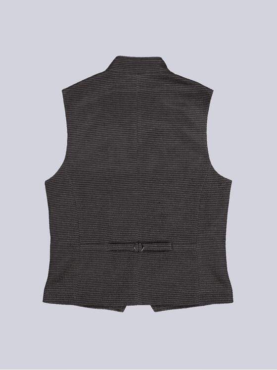 emilio adani Herren Sakko-Weste slim fit Grau 35591