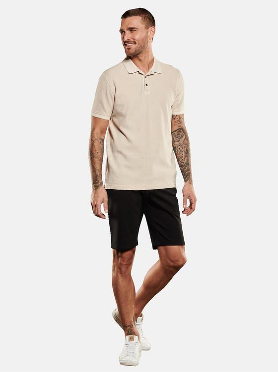 emilio adani Herren Polo-Shirt aus Baumwolle Beige 35103
