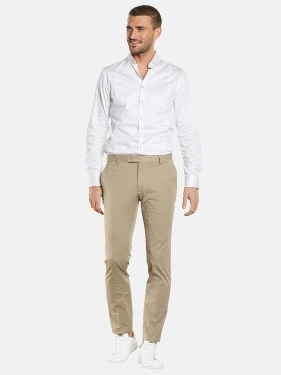 emilio adani Herren Anzug-Hose slim fit Beige 34594