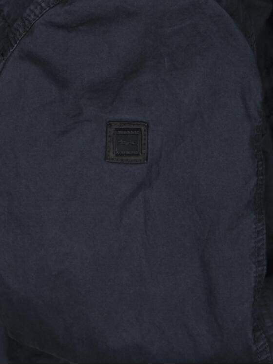 engbers Herren Baumwoll-Jacke mit abnehmbarer Kapuze Saphirblau 33564