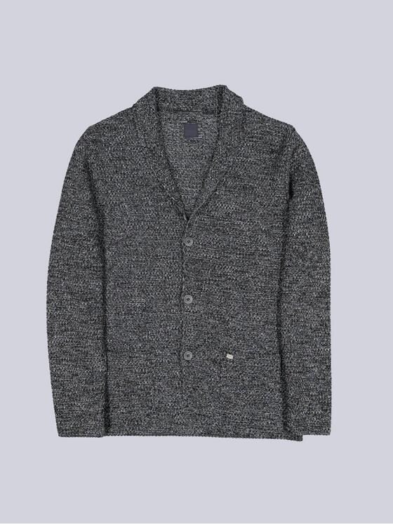 engbers Herren Stricksakko Schwarz 39973