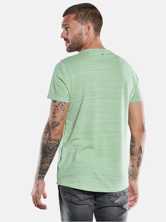 emilio adani Herren T-Shirt strukturiert Grün 33020