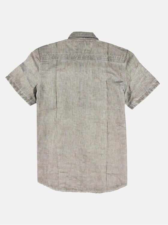 emilio adani Herren Halb-Leinen Hemd mit dezenten Kontrastdetails Beige 29775