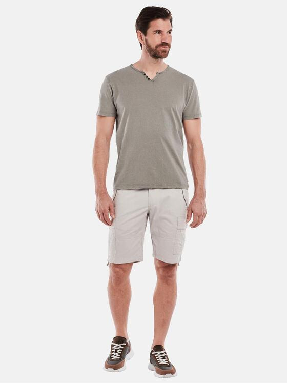engbers Herren T-Shirt regular Beige 35121