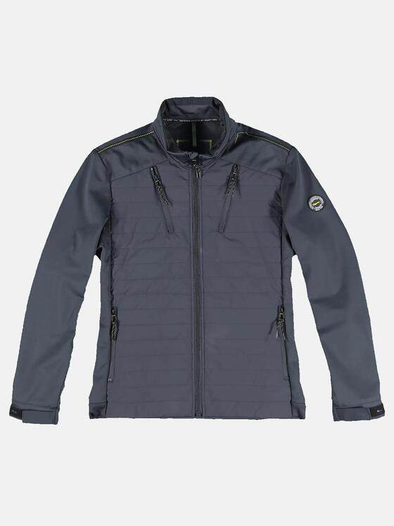 engbers Herren Jacke im Materialmix Blau 31752