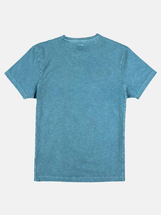 engbers Herren V-Neck T-Shirt Petrol 29806