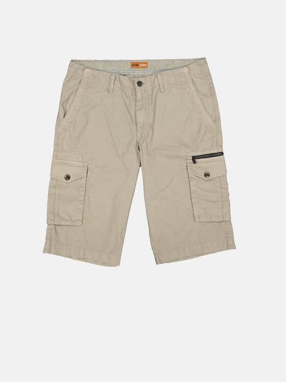 emilio adani Herren Cargo-Bermuda regular Beige 35012