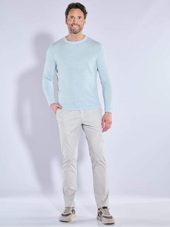 engbers Herren Pullover strukturiert Hellblau 38703