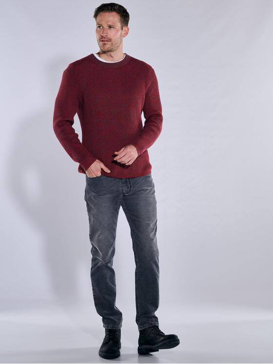 engbers Herren Pullover regular Tomatenrot 37966