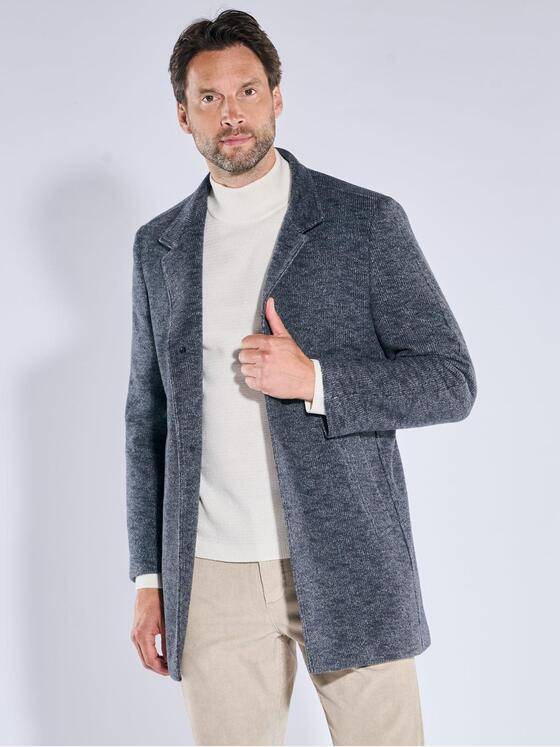 engbers Herren Mantel Saphirblau 39403