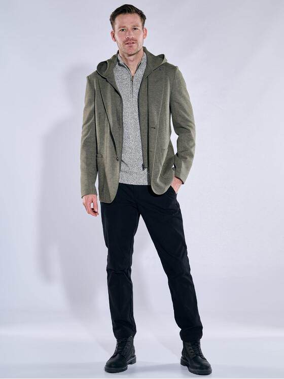 engbers Herren Freizeit-Sakko mit Inlet Oliv 38125