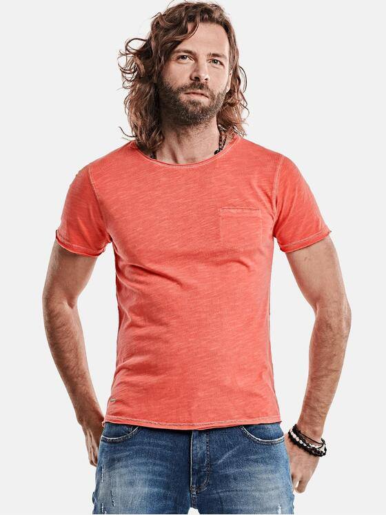 emilio adani Herren modisches T-Shirt Rot 27264