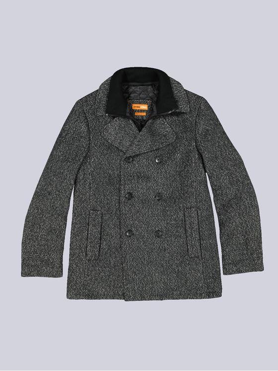 emilio adani Herren Mantel regular Grau 35517