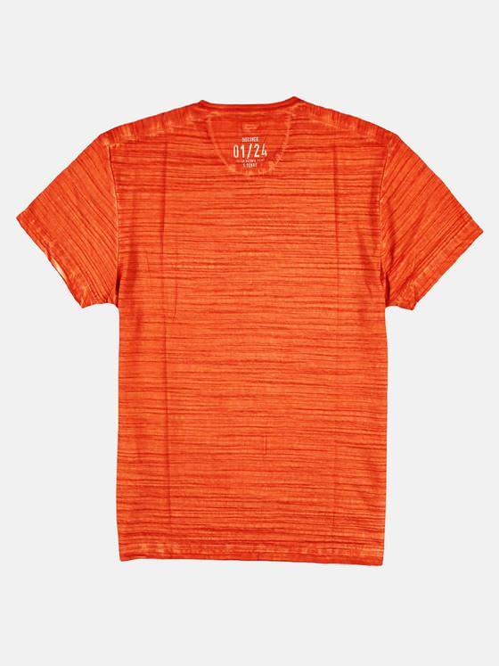 engbers Herren T-Shirt in Flammgarnoptik Orange 29237