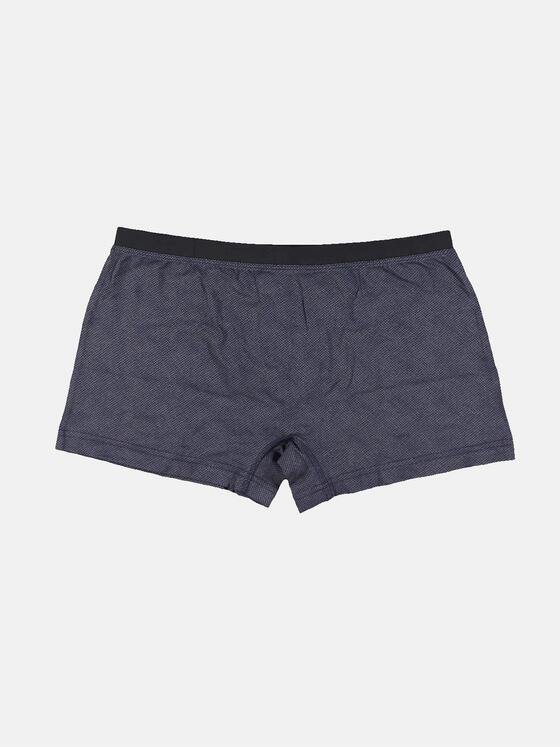 emilio adani Herren Formbeständige Boxershorts mit stylischem Muster Blau 30067