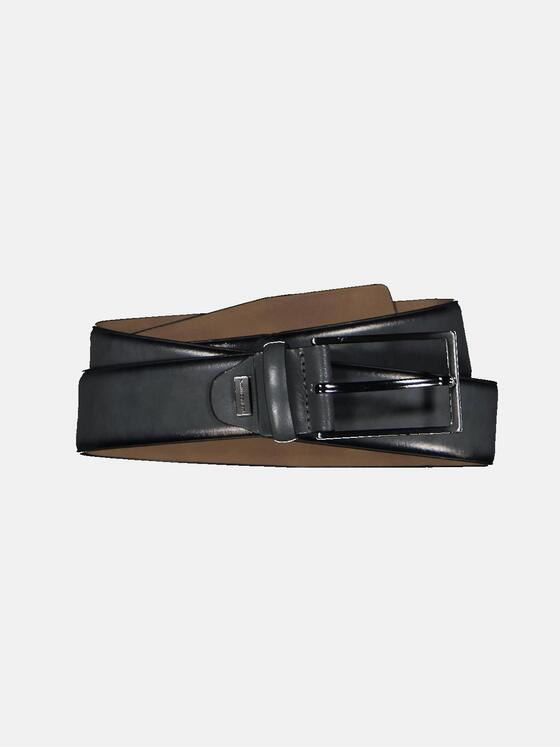 emilio adani Herren Ledergürtel Basic Grau 36348
