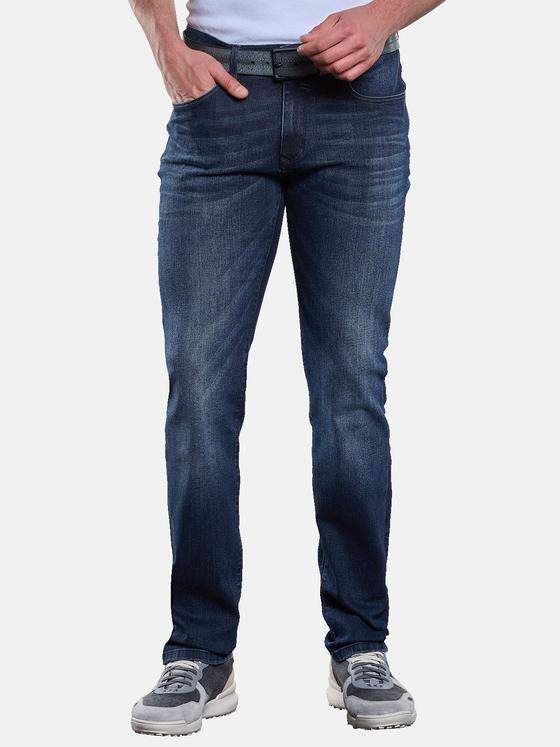 engbers Herren Jeans 5-Pocket Superstretch Indigoblau 33119