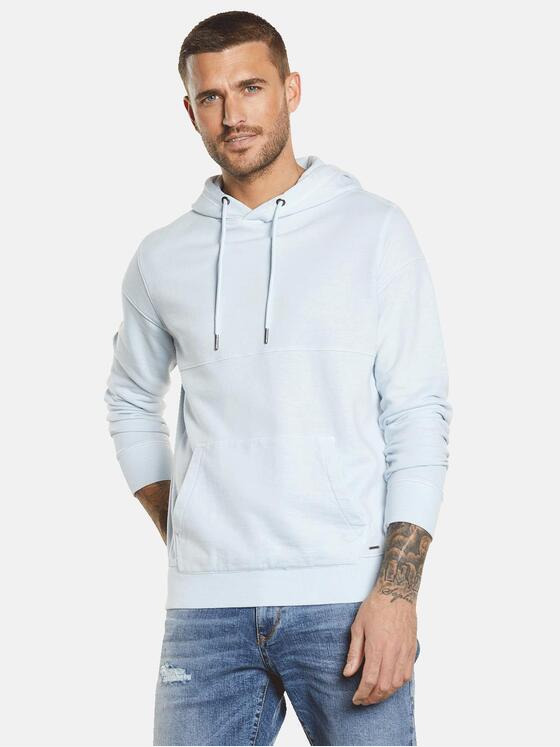 emilio adani Herren Sweatshirt mit Kapuze Blau 34700