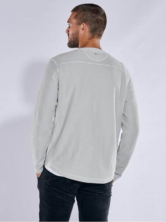 emilio adani Herren Pullover strukturiert Hellgrau 38024