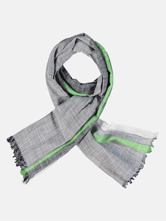 engbers Herren Schal gemustert Gruen 32191