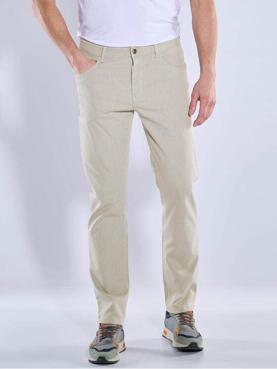 engbers Herren 5-Pocket-Hose regular Braunbeige 38647