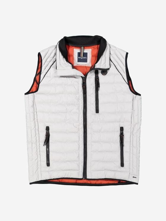 engbers Herren Steppweste regular Grau 37178