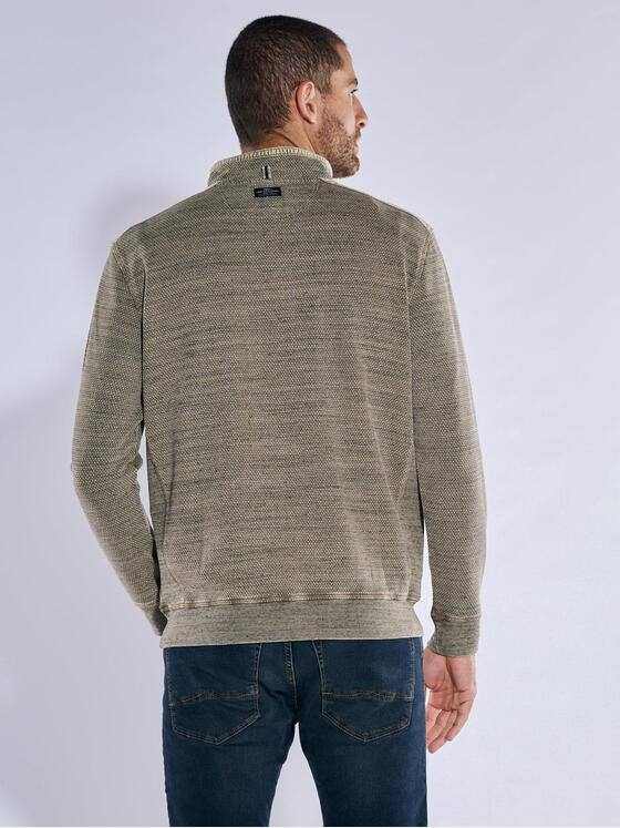 engbers Herren Sweatshirt mit Stehkragen Beige 37760