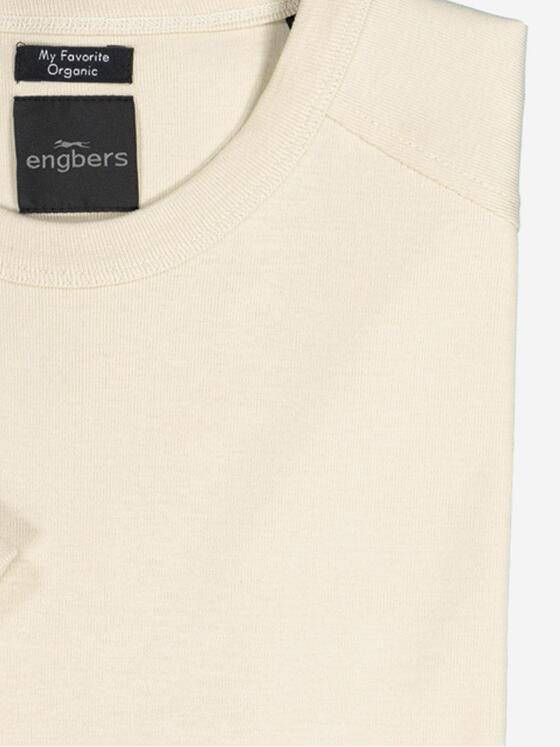 engbers Herren Basic-Shirt "My Favorite" organic Braunbeige 36115
