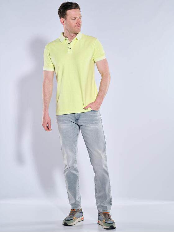engbers Herren Polo-Shirt strukturiert Gelb 38452