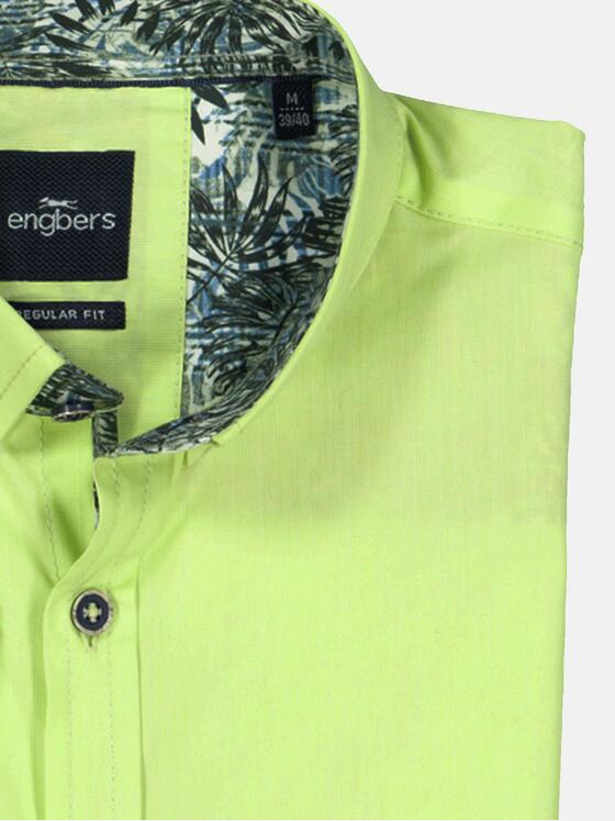 engbers Herren Kurzarm-Hemd regular Grün 36875