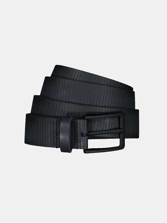 engbers Herren Ledergürtel gemustert Saphirblau 32911