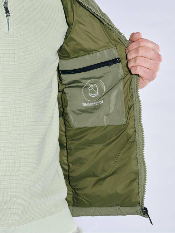 ENGBERS GERMANY Herren Steppweste mit Sorona Padding Hellgruen 38416