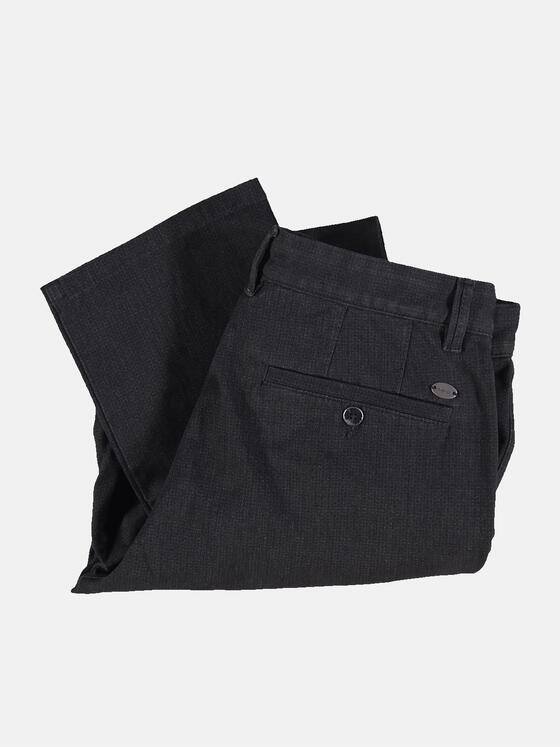 engbers Herren Chino mit Elastananteil Schwarz 30834