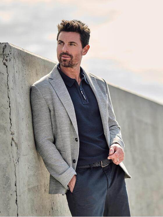engbers Herren Freizeit-Sakko slim fit Hellgrau 38253
