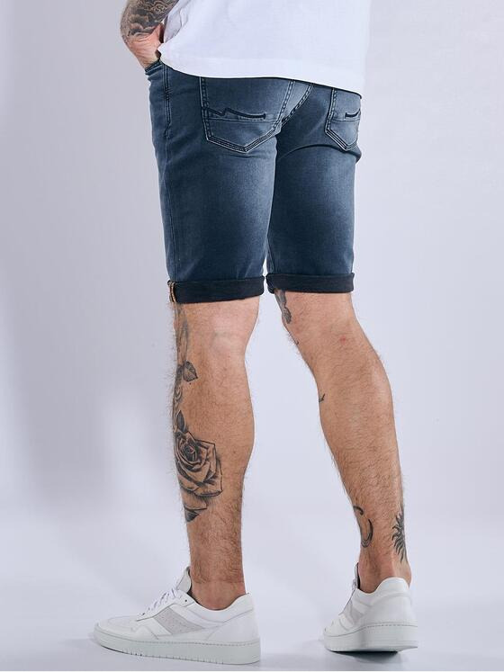 emilio adani Herren Bermuda regular Blau 36646