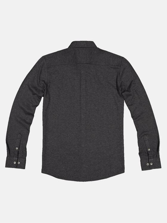 engbers Herren Langarm-Hemd in Jersey Qualität Saphirblau 32886