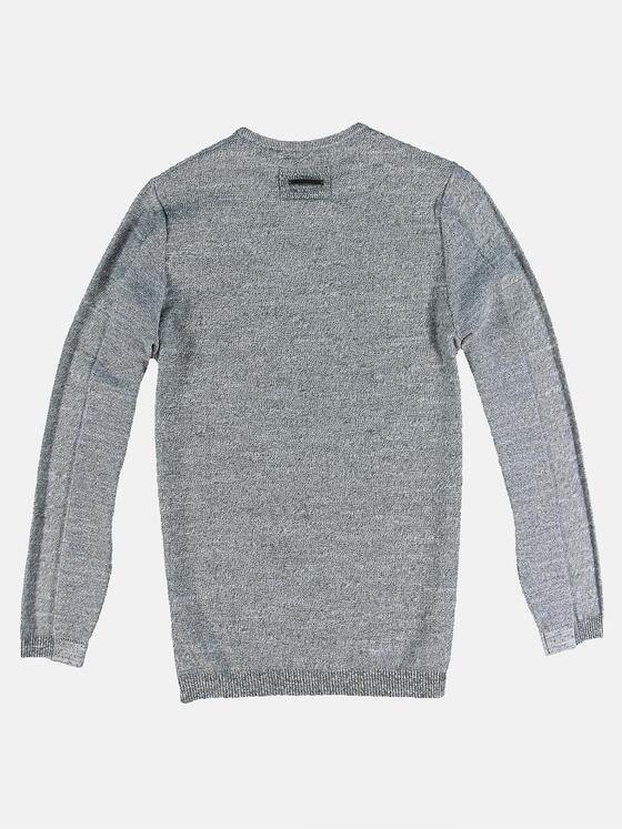 emilio adani Herren Pullover Rundhals Grau 32071