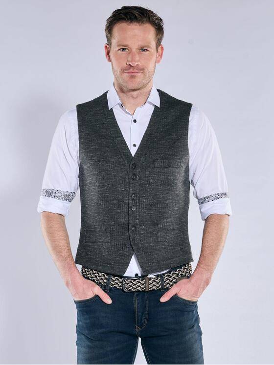 engbers Herren Sakko-Weste mit Knopfleiste Anthrazit 39400