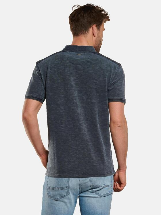 engbers Herren Polo-Shirt gestreift Blau 33142