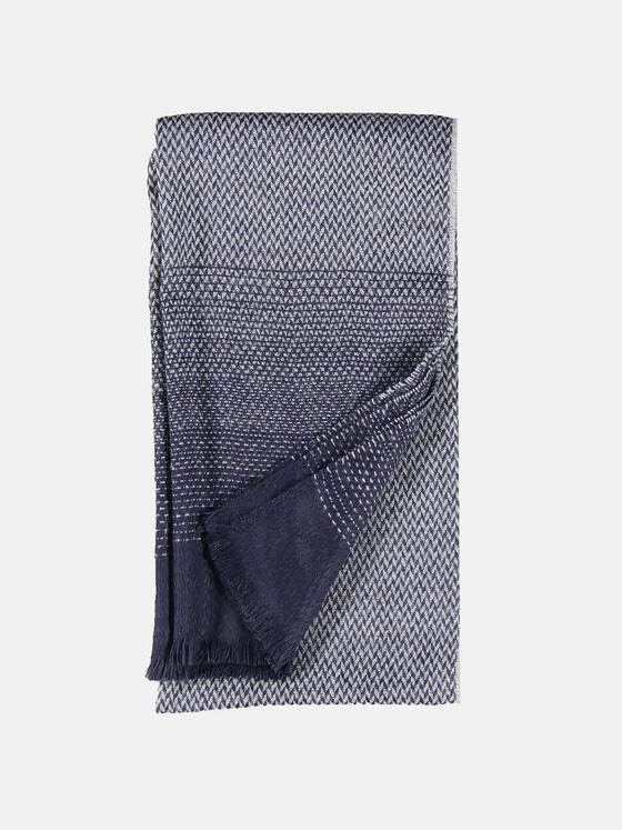 engbers Herren Schal uni Saphirblau 30736