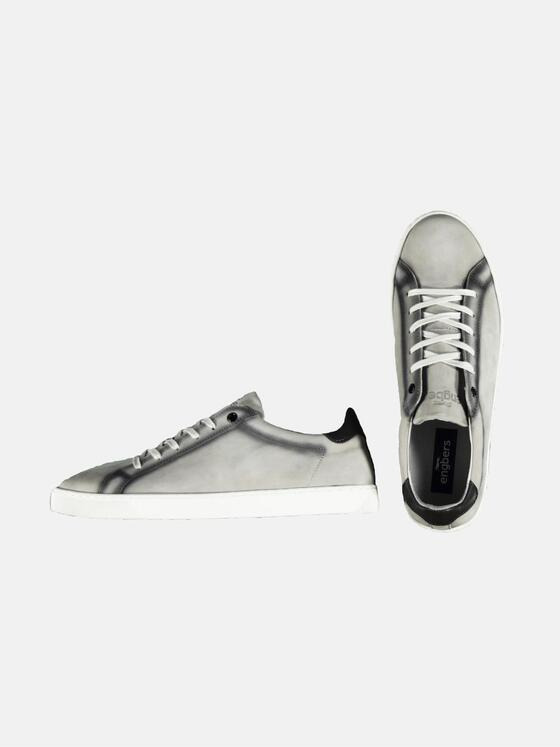 engbers Herren Sneaker aus softem Nubukleder Grau 29400
