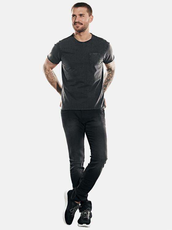 emilio adani Herren T-Shirt rundhals Anthrazit 31779