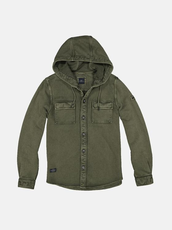 engbers Herren Sweatajcke mit Kapuze Grün 34127