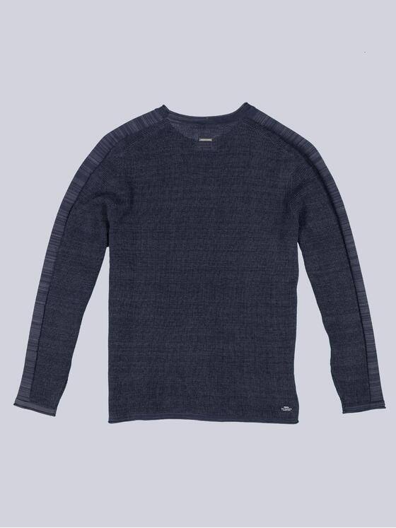 engbers Herren Pullover uni Blau 36098