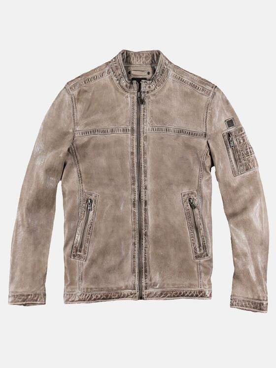 engbers Herren Lederjacke Sand 29601