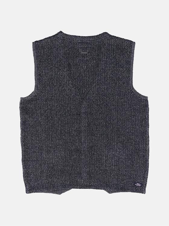 engbers Herren Strickweste Saphirblau 31003