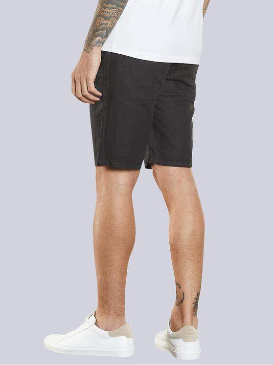 emilio adani Herren Chino-Bermuda regular Schwarz 34666
